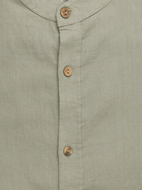 Pista Mandarin Linen Blend Shirt