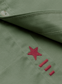 Sage Green Peach Cotton Shirt