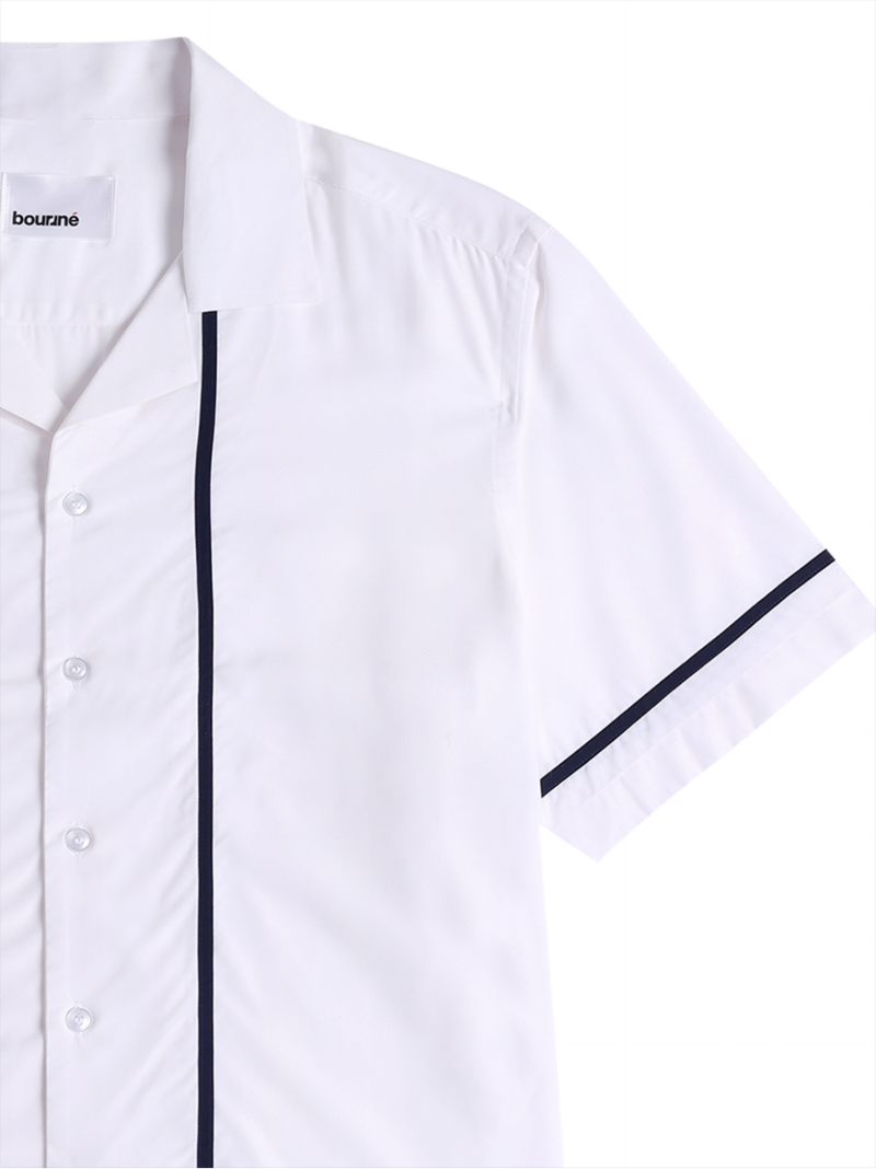 Bamboo Modal Resort Shirt - White
