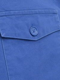 Blue Washed Stretch Shacket
