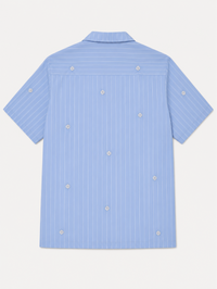 Artisan Block Print  Cotton Shirt - Blue