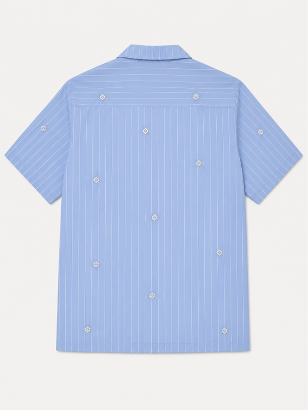 Artisan Block Print  Cotton Shirt - Blue