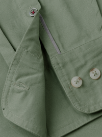 Sage Green Peach Cotton Shirt