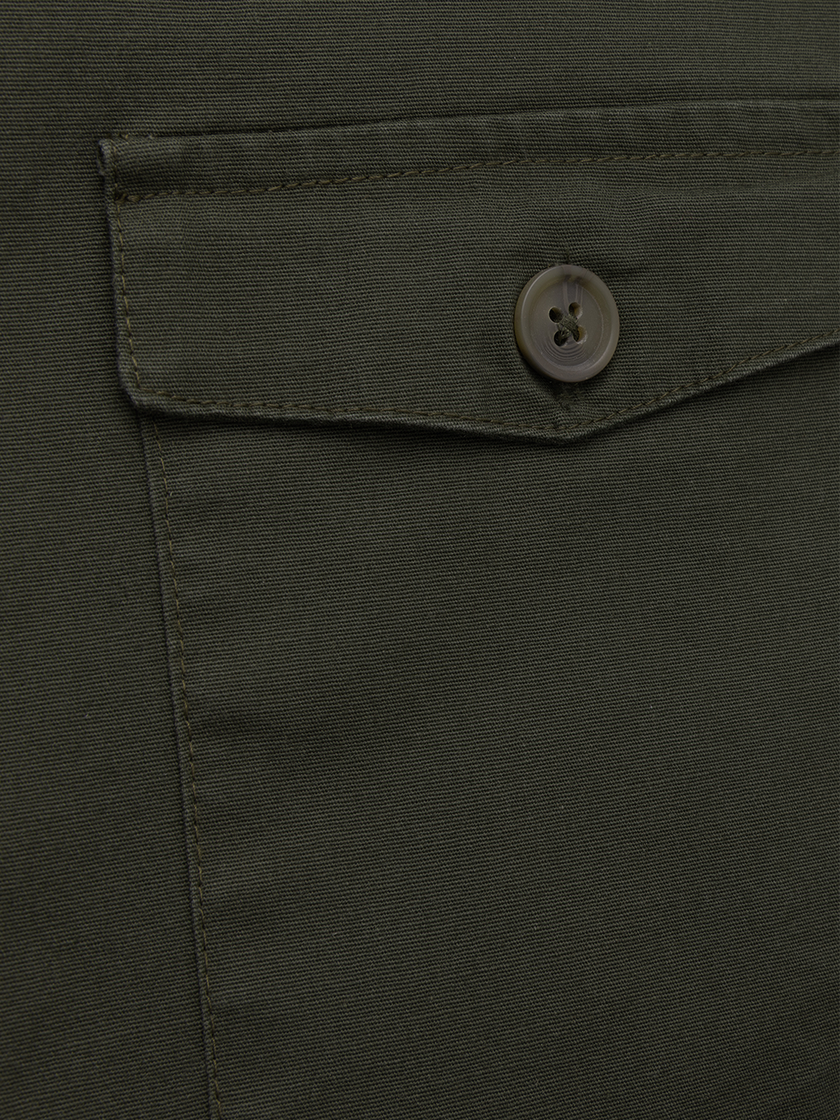 Olive Washed Stretch  Shacket