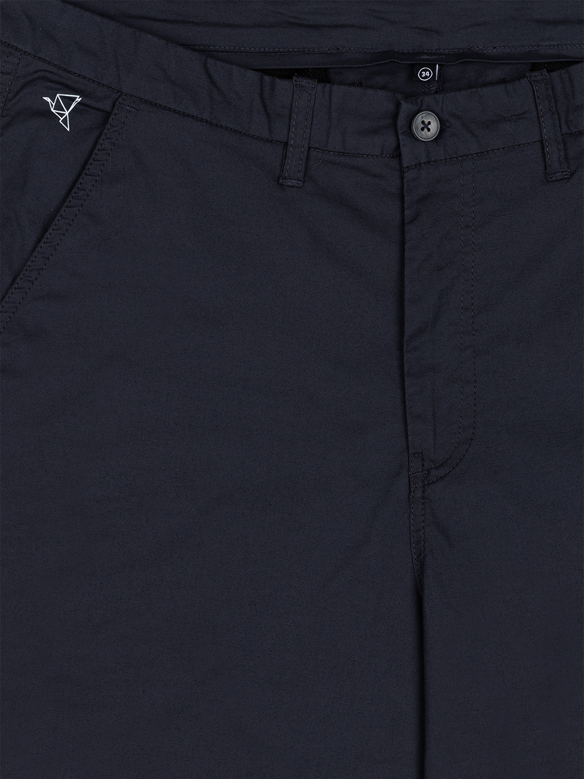 Slate Blue Stretch Shorts