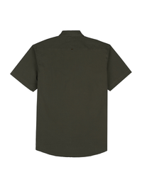 Olive Stretch Utility Shirt