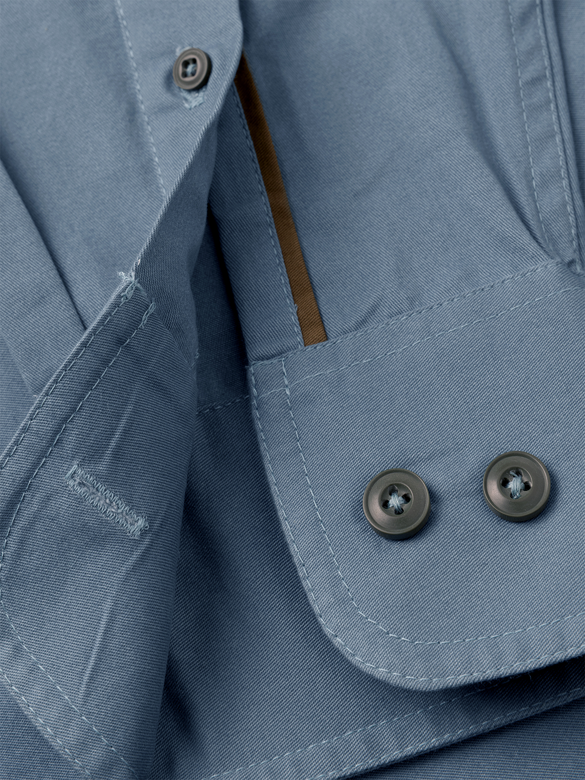 Fusion Blue Peach Cotton Shirt