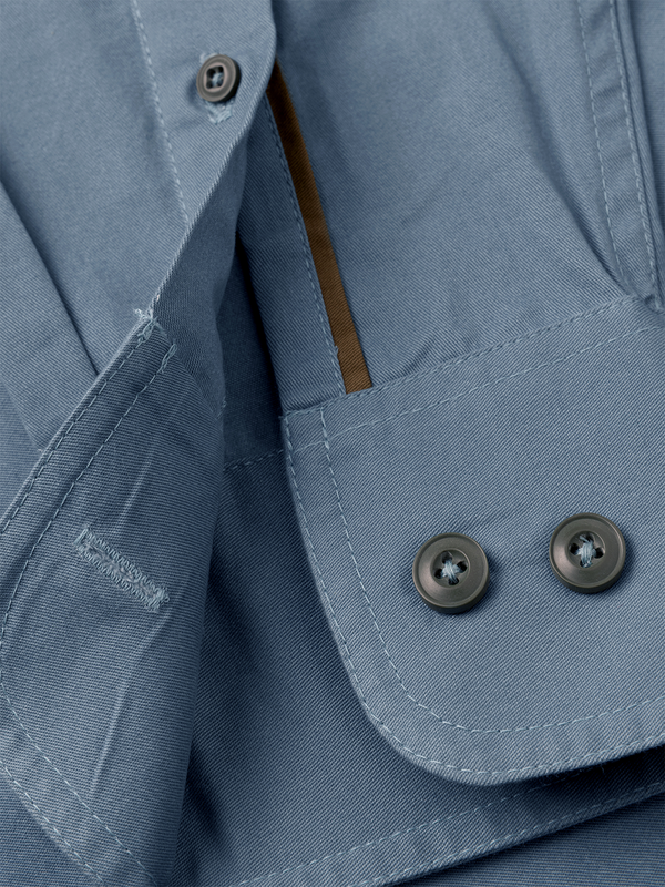 Fusion Blue Peach Cotton Shirt
