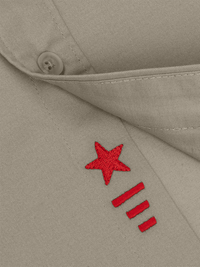 Vintage Khaki Peach Cotton Shirt