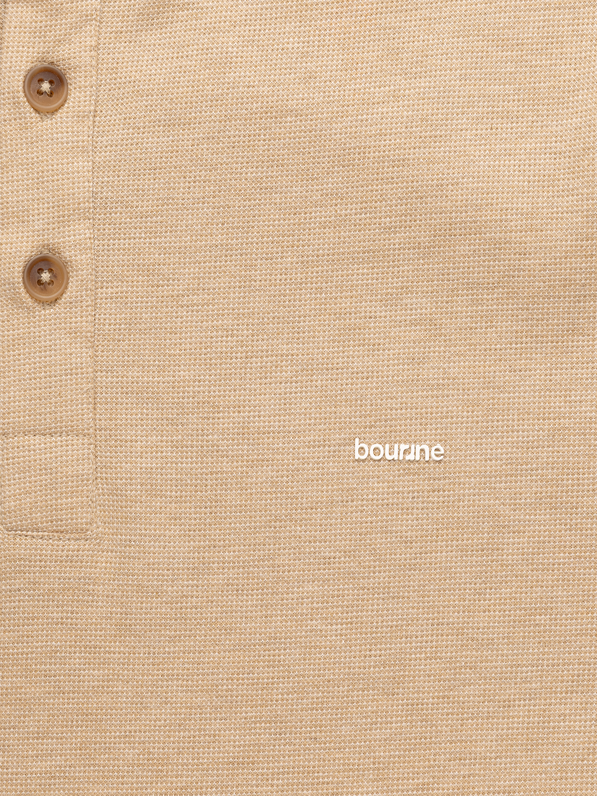 Brown Pique Henley