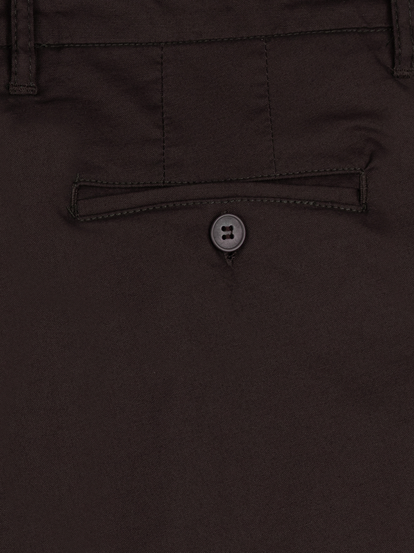 Coffee Brown Stretch Shorts