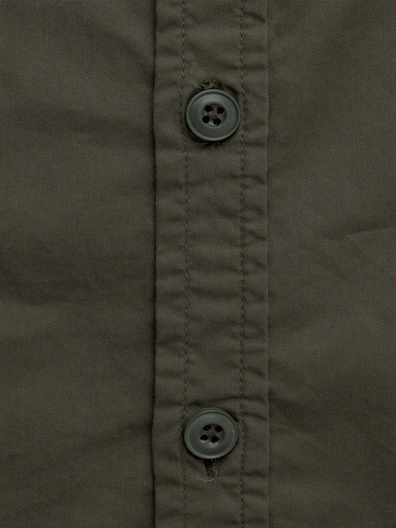 Olive Stretch Utility Shirt