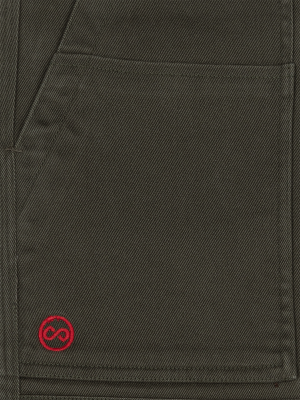 Olive Stretch Carpenter Pants