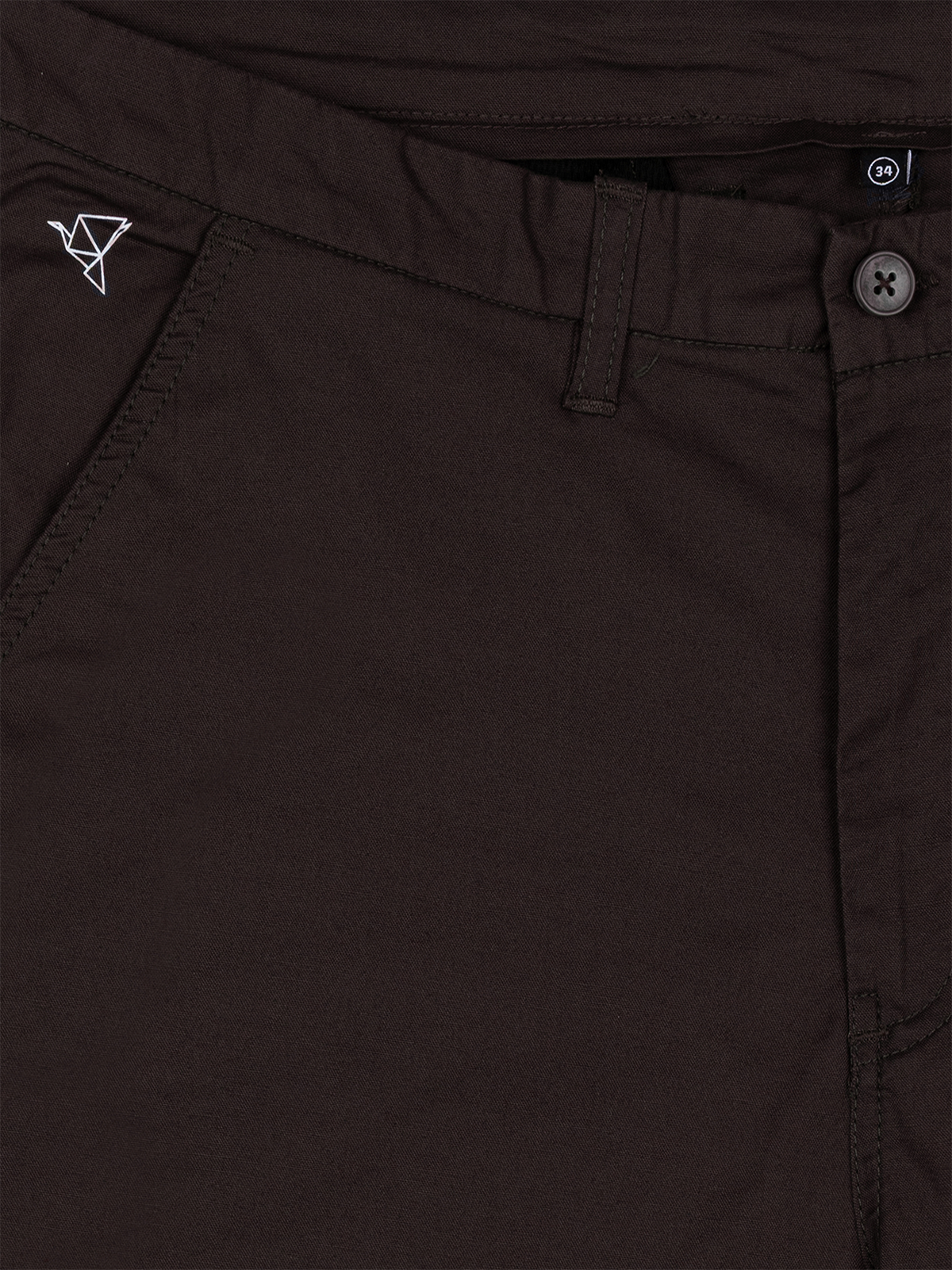 Coffee Brown Stretch Shorts