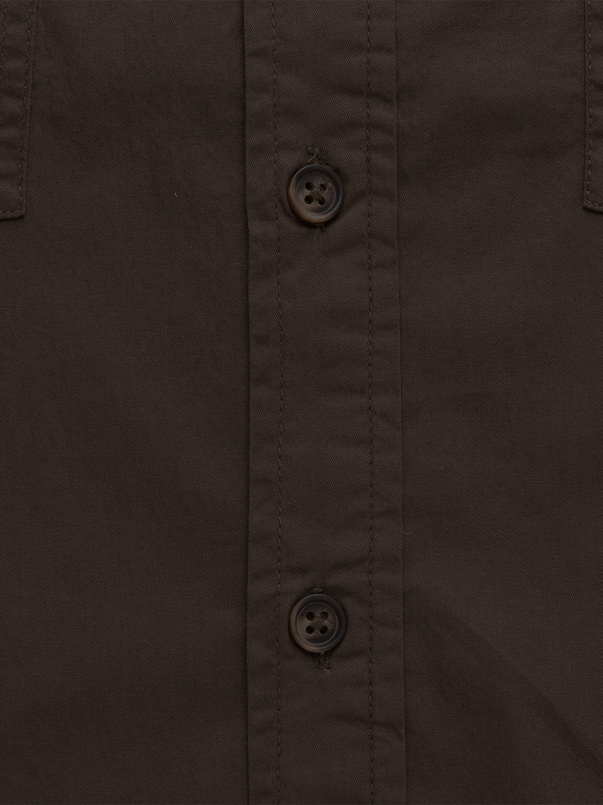 Brown Stretch Utility Shirt