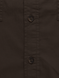 Brown Stretch Utility Shirt