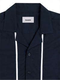 Bamboo Modal Resort Shirt - Navy