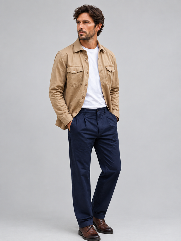 Mocha Washed  Stretch Shacket