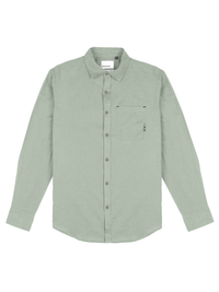 Dusty Green Linen Blend Shirt