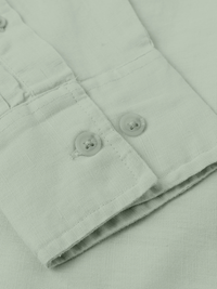 Dusty Green Linen Blend Shirt